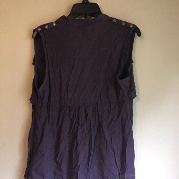 Nwt new directions medium dark purple top - Picture 5 of 5